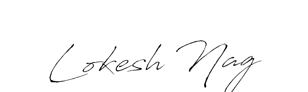 Use a signature maker to create a handwritten signature online. With this signature software, you can design (Antro_Vectra) your own signature for name Lokesh Nag. Lokesh Nag signature style 6 images and pictures png