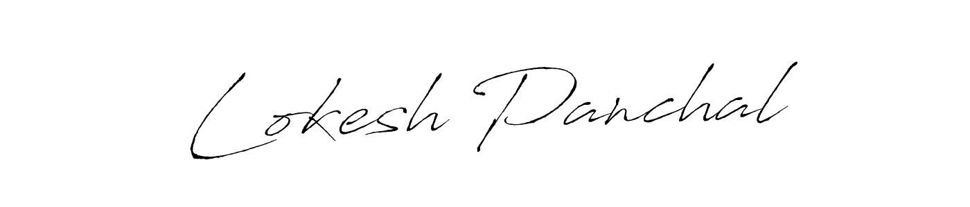 Antro_Vectra is a professional signature style that is perfect for those who want to add a touch of class to their signature. It is also a great choice for those who want to make their signature more unique. Get Lokesh Panchal name to fancy signature for free. Lokesh Panchal signature style 6 images and pictures png