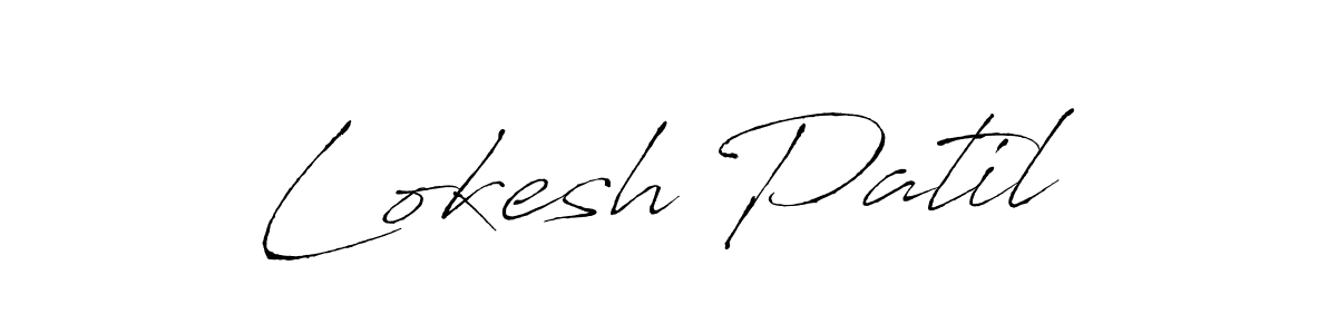 Design your own signature with our free online signature maker. With this signature software, you can create a handwritten (Antro_Vectra) signature for name Lokesh Patil. Lokesh Patil signature style 6 images and pictures png