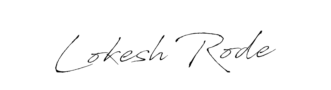 How to make Lokesh Rode signature? Antro_Vectra is a professional autograph style. Create handwritten signature for Lokesh Rode name. Lokesh Rode signature style 6 images and pictures png