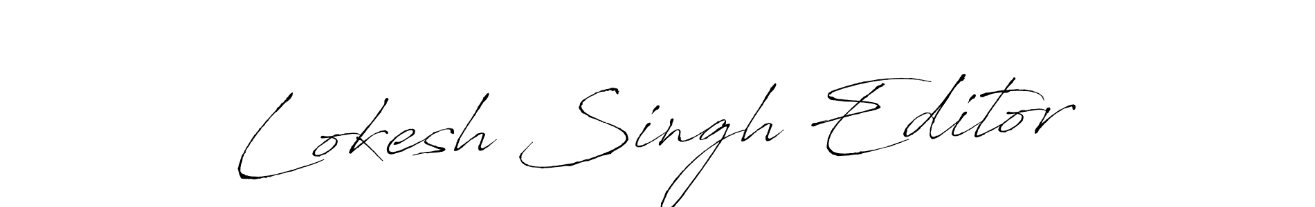 Make a beautiful signature design for name Lokesh Singh Editor. Use this online signature maker to create a handwritten signature for free. Lokesh Singh Editor signature style 6 images and pictures png