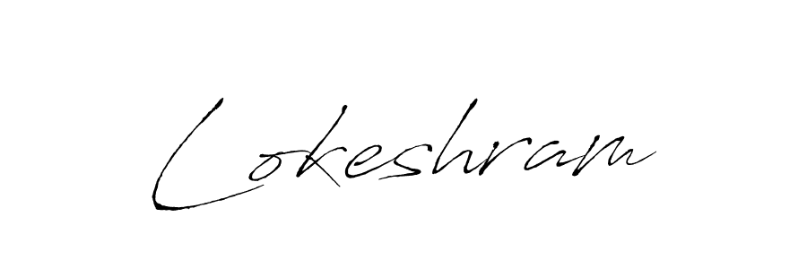 Also we have Lokeshram name is the best signature style. Create professional handwritten signature collection using Antro_Vectra autograph style. Lokeshram signature style 6 images and pictures png