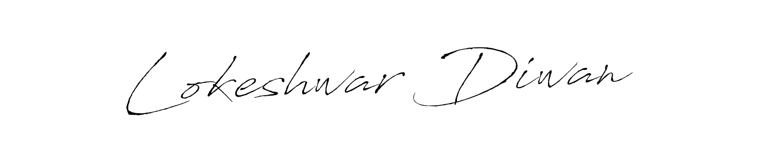 Make a short Lokeshwar Diwan signature style. Manage your documents anywhere anytime using Antro_Vectra. Create and add eSignatures, submit forms, share and send files easily. Lokeshwar Diwan signature style 6 images and pictures png