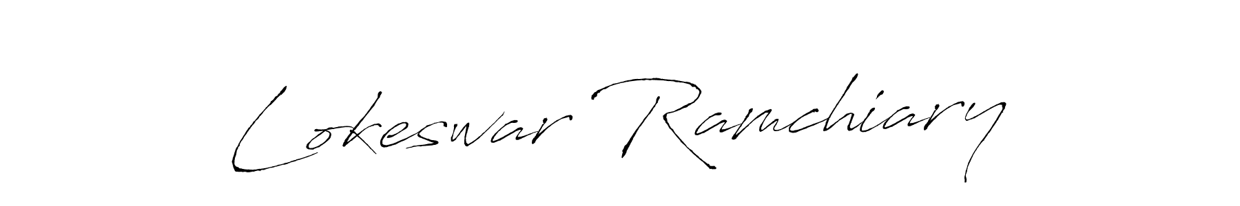 Also we have Lokeswar Ramchiary name is the best signature style. Create professional handwritten signature collection using Antro_Vectra autograph style. Lokeswar Ramchiary signature style 6 images and pictures png