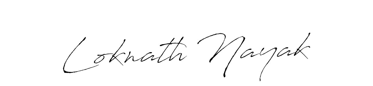 How to make Loknath Nayak name signature. Use Antro_Vectra style for creating short signs online. This is the latest handwritten sign. Loknath Nayak signature style 6 images and pictures png