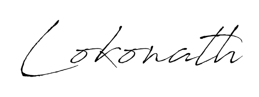 Once you've used our free online signature maker to create your best signature Antro_Vectra style, it's time to enjoy signing your documents with Lokonath name. Lokonath signature style 6 images and pictures png