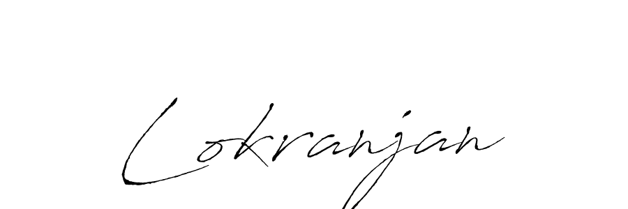 Create a beautiful signature design for name Lokranjan. With this signature (Antro_Vectra) fonts, you can make a handwritten signature for free. Lokranjan signature style 6 images and pictures png