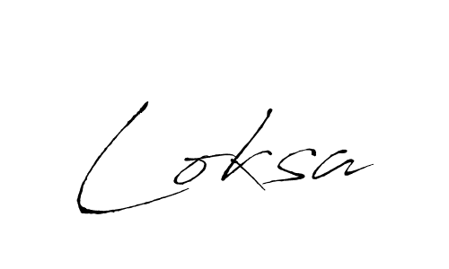 Similarly Antro_Vectra is the best handwritten signature design. Signature creator online .You can use it as an online autograph creator for name Loksa. Loksa signature style 6 images and pictures png