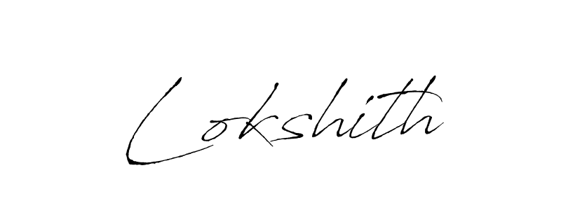 Antro_Vectra is a professional signature style that is perfect for those who want to add a touch of class to their signature. It is also a great choice for those who want to make their signature more unique. Get Lokshith name to fancy signature for free. Lokshith signature style 6 images and pictures png