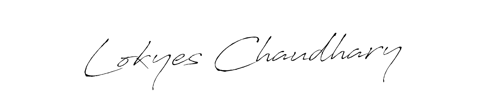 Also we have Lokyes Chaudhary name is the best signature style. Create professional handwritten signature collection using Antro_Vectra autograph style. Lokyes Chaudhary signature style 6 images and pictures png