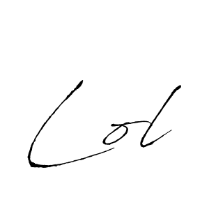 Use a signature maker to create a handwritten signature online. With this signature software, you can design (Antro_Vectra) your own signature for name Lol. Lol signature style 6 images and pictures png