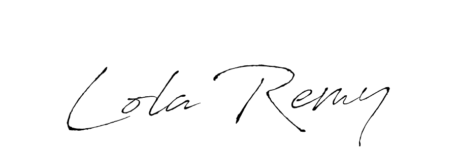Use a signature maker to create a handwritten signature online. With this signature software, you can design (Antro_Vectra) your own signature for name Lola Remy. Lola Remy signature style 6 images and pictures png