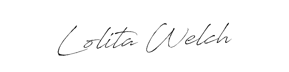 Also we have Lolita Welch name is the best signature style. Create professional handwritten signature collection using Antro_Vectra autograph style. Lolita Welch signature style 6 images and pictures png