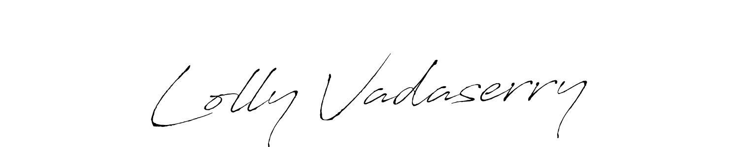 This is the best signature style for the Lolly Vadaserry name. Also you like these signature font (Antro_Vectra). Mix name signature. Lolly Vadaserry signature style 6 images and pictures png