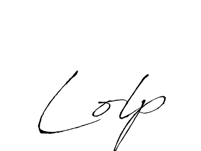 You should practise on your own different ways (Antro_Vectra) to write your name (Lolp) in signature. don't let someone else do it for you. Lolp signature style 6 images and pictures png