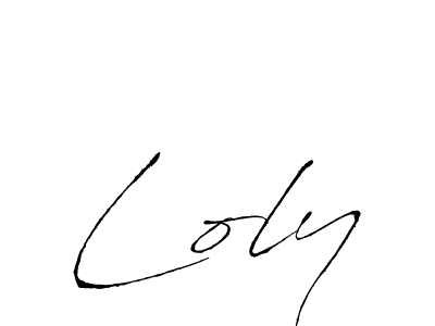if you are searching for the best signature style for your name Loly. so please give up your signature search. here we have designed multiple signature styles  using Antro_Vectra. Loly signature style 6 images and pictures png