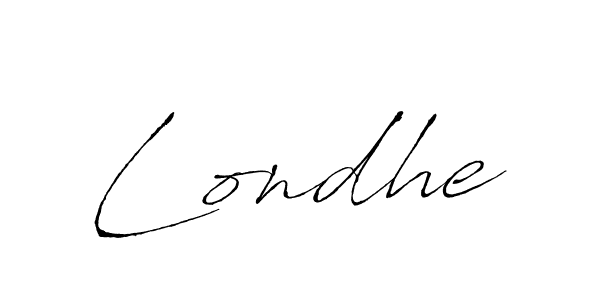 How to make Londhe name signature. Use Antro_Vectra style for creating short signs online. This is the latest handwritten sign. Londhe signature style 6 images and pictures png