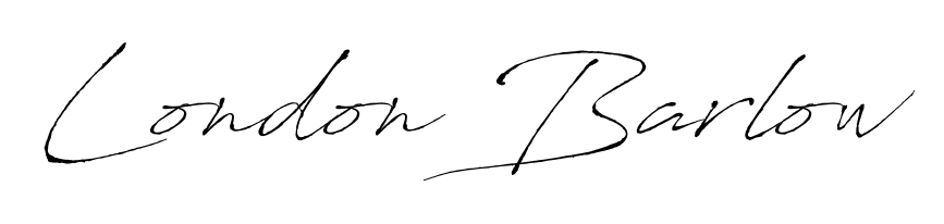 How to make London Barlow name signature. Use Antro_Vectra style for creating short signs online. This is the latest handwritten sign. London Barlow signature style 6 images and pictures png