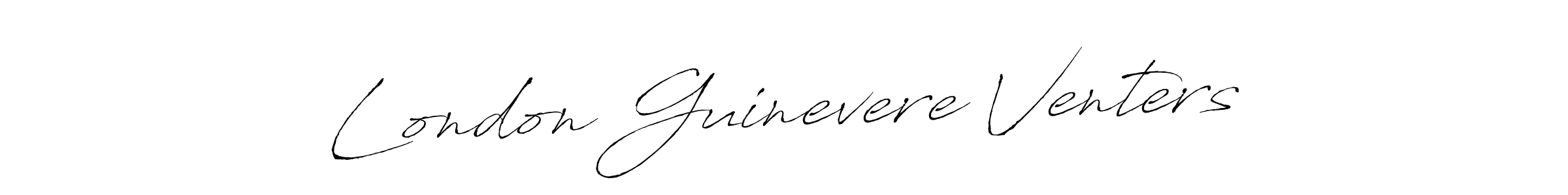 Also we have London Guinevere Venters name is the best signature style. Create professional handwritten signature collection using Antro_Vectra autograph style. London Guinevere Venters signature style 6 images and pictures png