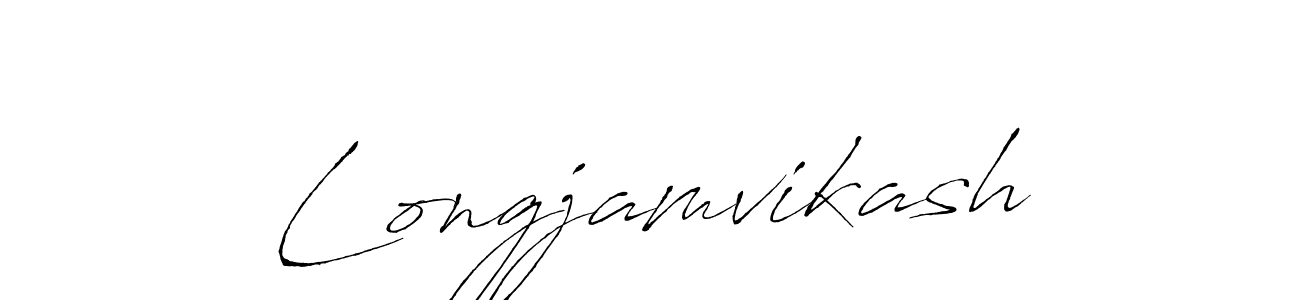 You can use this online signature creator to create a handwritten signature for the name Longjamvikash. This is the best online autograph maker. Longjamvikash signature style 6 images and pictures png