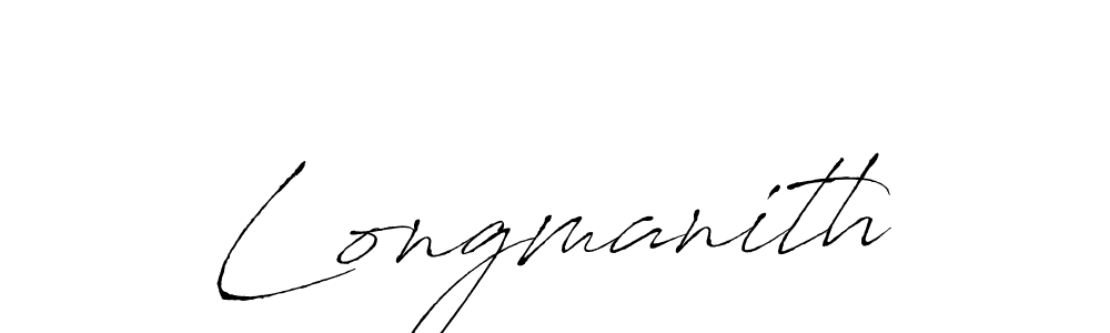 The best way (Antro_Vectra) to make a short signature is to pick only two or three words in your name. The name Longmanith include a total of six letters. For converting this name. Longmanith signature style 6 images and pictures png