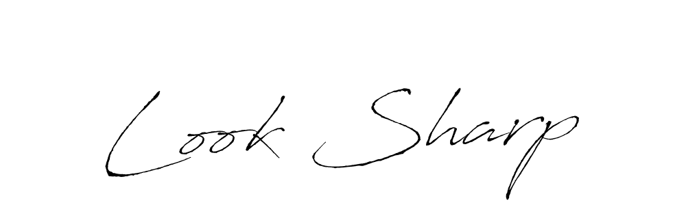 How to make Look Sharp signature? Antro_Vectra is a professional autograph style. Create handwritten signature for Look Sharp name. Look Sharp signature style 6 images and pictures png