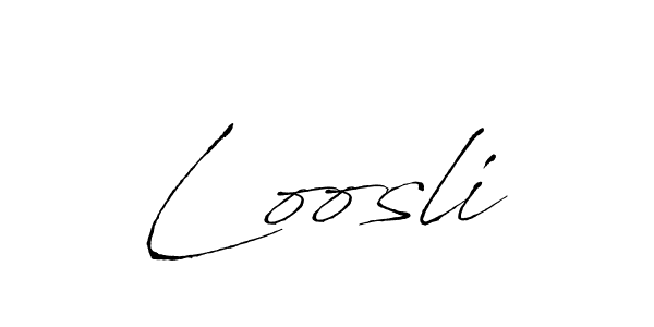 Best and Professional Signature Style for Loosli. Antro_Vectra Best Signature Style Collection. Loosli signature style 6 images and pictures png