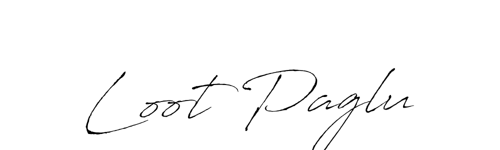 It looks lik you need a new signature style for name Loot Paglu. Design unique handwritten (Antro_Vectra) signature with our free signature maker in just a few clicks. Loot Paglu signature style 6 images and pictures png