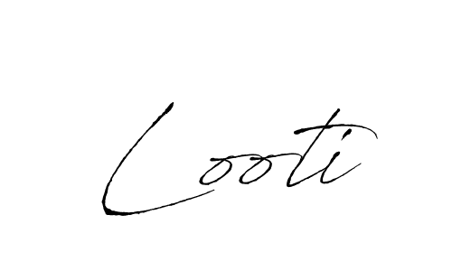Looti stylish signature style. Best Handwritten Sign (Antro_Vectra) for my name. Handwritten Signature Collection Ideas for my name Looti. Looti signature style 6 images and pictures png