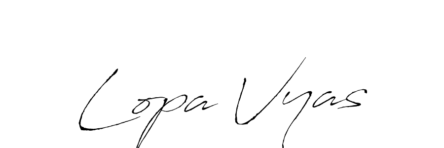 This is the best signature style for the Lopa Vyas name. Also you like these signature font (Antro_Vectra). Mix name signature. Lopa Vyas signature style 6 images and pictures png