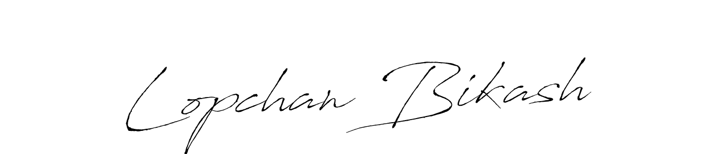 How to make Lopchan Bikash signature? Antro_Vectra is a professional autograph style. Create handwritten signature for Lopchan Bikash name. Lopchan Bikash signature style 6 images and pictures png