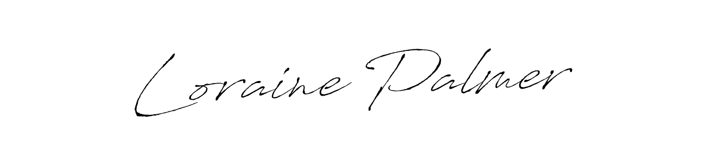 Loraine Palmer stylish signature style. Best Handwritten Sign (Antro_Vectra) for my name. Handwritten Signature Collection Ideas for my name Loraine Palmer. Loraine Palmer signature style 6 images and pictures png