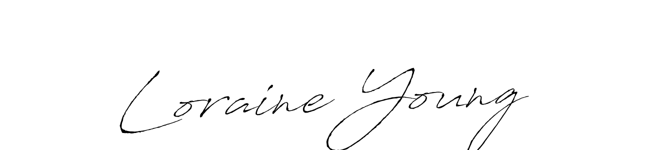 Similarly Antro_Vectra is the best handwritten signature design. Signature creator online .You can use it as an online autograph creator for name Loraine Young. Loraine Young signature style 6 images and pictures png