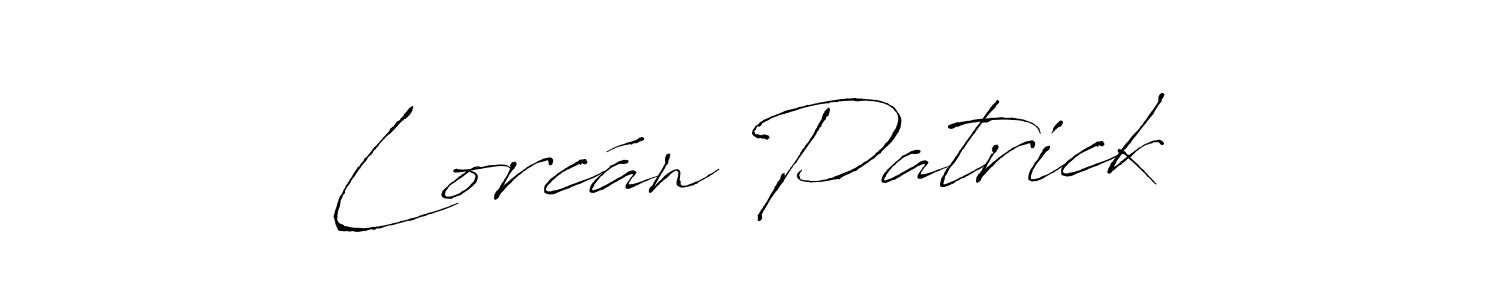 You should practise on your own different ways (Antro_Vectra) to write your name (Lorcán Patrick) in signature. don't let someone else do it for you. Lorcán Patrick signature style 6 images and pictures png