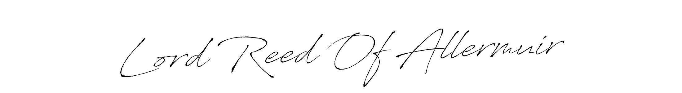 Make a beautiful signature design for name Lord Reed Of Allermuir. With this signature (Antro_Vectra) style, you can create a handwritten signature for free. Lord Reed Of Allermuir signature style 6 images and pictures png