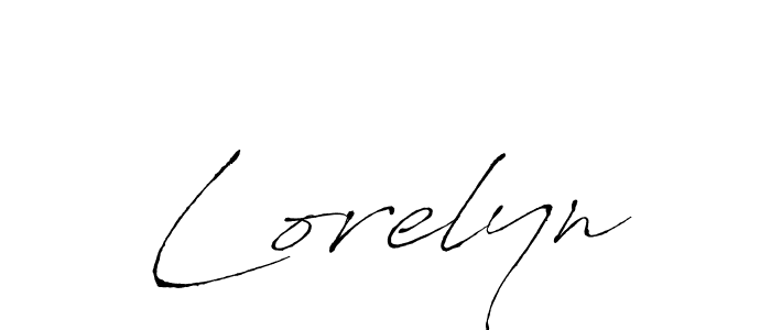 Design your own signature with our free online signature maker. With this signature software, you can create a handwritten (Antro_Vectra) signature for name Lorelyn. Lorelyn signature style 6 images and pictures png