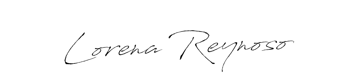 Make a beautiful signature design for name Lorena Reynoso. With this signature (Antro_Vectra) style, you can create a handwritten signature for free. Lorena Reynoso signature style 6 images and pictures png