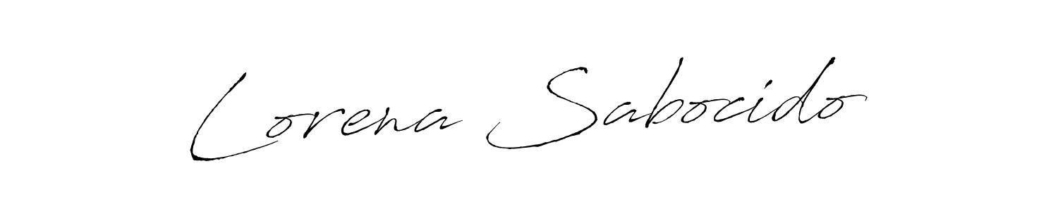 You should practise on your own different ways (Antro_Vectra) to write your name (Lorena Sabocido) in signature. don't let someone else do it for you. Lorena Sabocido signature style 6 images and pictures png