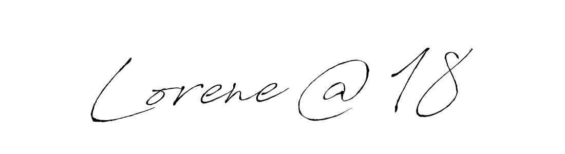Once you've used our free online signature maker to create your best signature Antro_Vectra style, it's time to enjoy all of the benefits that Lorene @ 18 name signing documents. Lorene @ 18 signature style 6 images and pictures png
