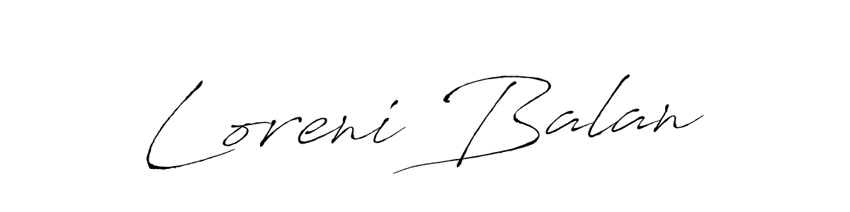 if you are searching for the best signature style for your name Loreni Balan. so please give up your signature search. here we have designed multiple signature styles  using Antro_Vectra. Loreni Balan signature style 6 images and pictures png