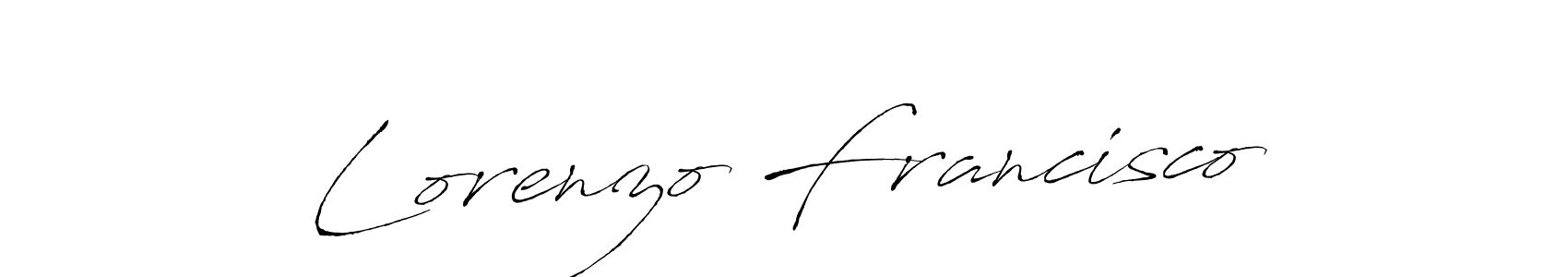 if you are searching for the best signature style for your name Lorenzo Francisco. so please give up your signature search. here we have designed multiple signature styles  using Antro_Vectra. Lorenzo Francisco signature style 6 images and pictures png