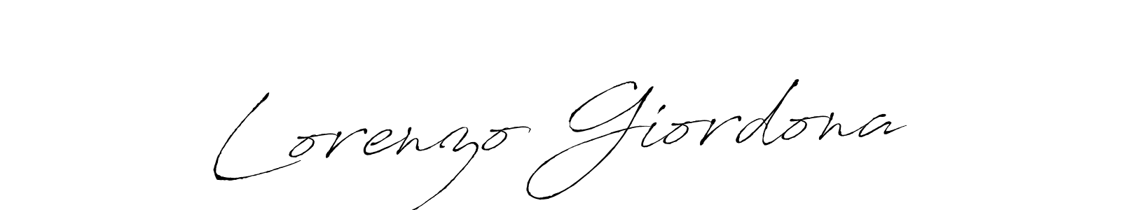 Also we have Lorenzo Giordona name is the best signature style. Create professional handwritten signature collection using Antro_Vectra autograph style. Lorenzo Giordona signature style 6 images and pictures png