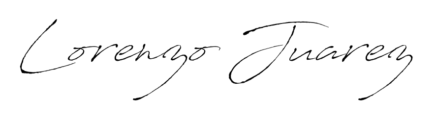 This is the best signature style for the Lorenzo Juarez name. Also you like these signature font (Antro_Vectra). Mix name signature. Lorenzo Juarez signature style 6 images and pictures png