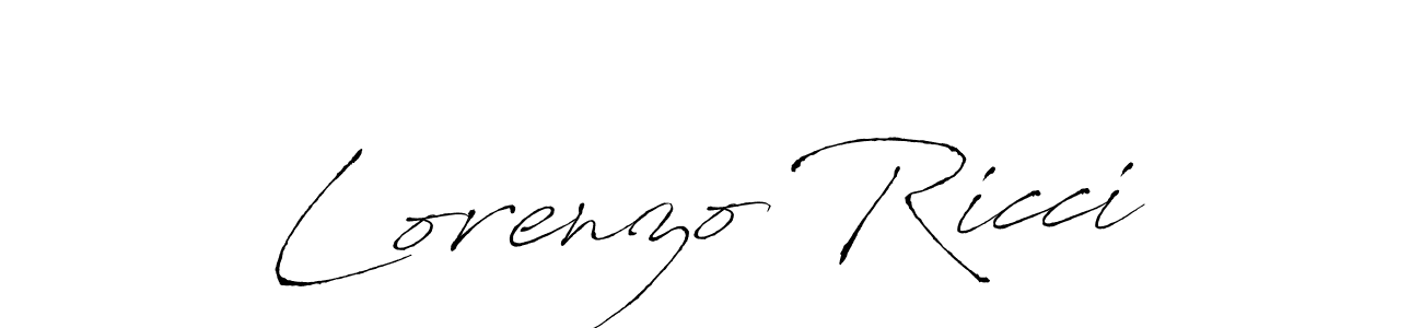 How to make Lorenzo Ricci signature? Antro_Vectra is a professional autograph style. Create handwritten signature for Lorenzo Ricci name. Lorenzo Ricci signature style 6 images and pictures png