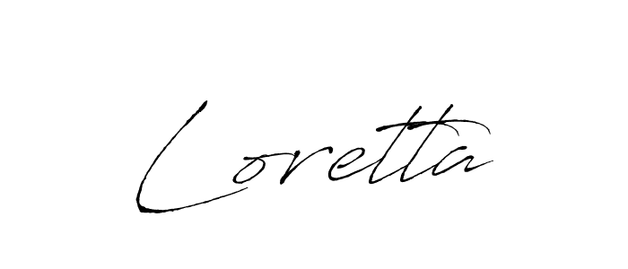 You should practise on your own different ways (Antro_Vectra) to write your name (Loretta) in signature. don't let someone else do it for you. Loretta signature style 6 images and pictures png