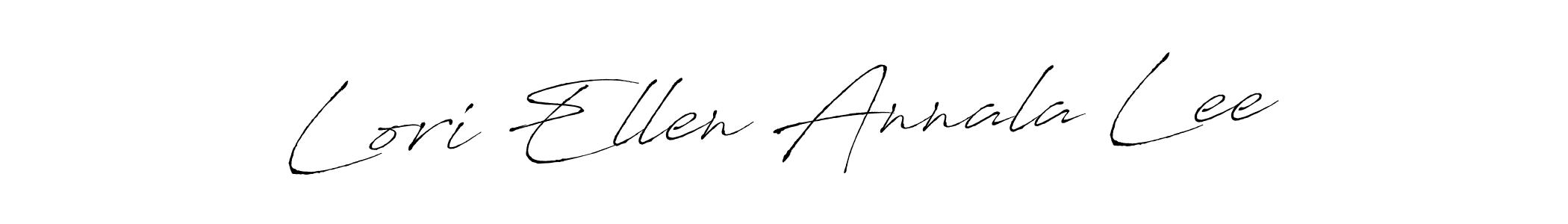 How to make Lori Ellen Annala Lee signature? Antro_Vectra is a professional autograph style. Create handwritten signature for Lori Ellen Annala Lee name. Lori Ellen Annala Lee signature style 6 images and pictures png