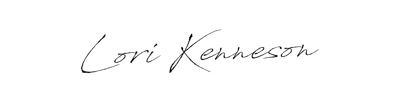 Use a signature maker to create a handwritten signature online. With this signature software, you can design (Antro_Vectra) your own signature for name Lori Kenneson. Lori Kenneson signature style 6 images and pictures png