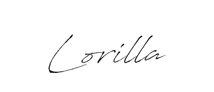 Use a signature maker to create a handwritten signature online. With this signature software, you can design (Antro_Vectra) your own signature for name Lorilla. Lorilla signature style 6 images and pictures png