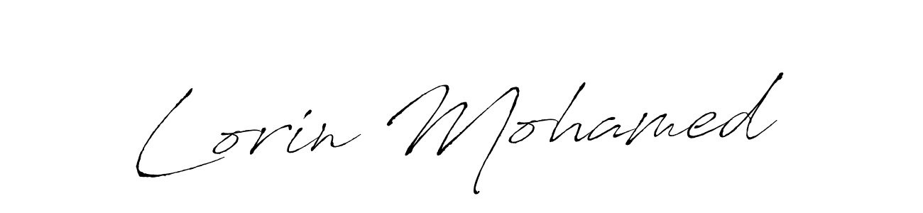 Use a signature maker to create a handwritten signature online. With this signature software, you can design (Antro_Vectra) your own signature for name Lorin Mohamed. Lorin Mohamed signature style 6 images and pictures png