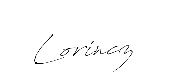 How to make Lorincz name signature. Use Antro_Vectra style for creating short signs online. This is the latest handwritten sign. Lorincz signature style 6 images and pictures png
